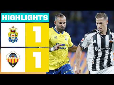 UD LAS PALMAS 1 - 1 CD CASTELLÓN | RESUMEN LALIGA HYPERMOTION