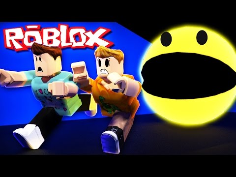 Roblox Adventures - ESCAPE A GIANT KILLER PACMAN! (PacBlox)