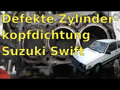 Defekte Zylinderkopfdichtung Suzuki Swift SA310