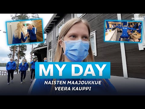 MY DAY: naisten maajoukkue - leiripäivä Veera Kaupin silmin