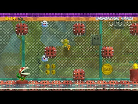 Super Mario Maker 2 - Piranha Plant Cage by Reshiram52 - No Commentary
