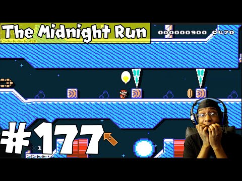 Mario Maker: The Midnight Run #177 - ★ Mario's Christmas Gimmicks ★