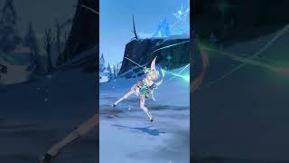 【原神】ごきげんよう、冬契軍司令官のヴェスナよ。 #原神スネージナヤ #ヴェスナ #氷雪の物語
