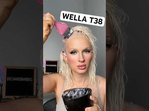 WELLA T38 Ivory Cream Toner #hair #hairdye #wellatoner #bleachinggonewrong #bleachinghair #wellat38