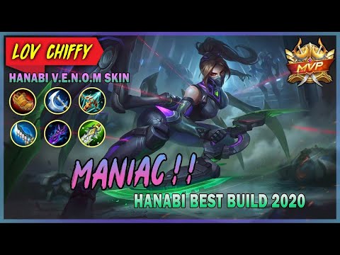 MANIAC! Hanabi Real Monster Late Game- best build /Using This Build In Rank Max Attack Speed Build?