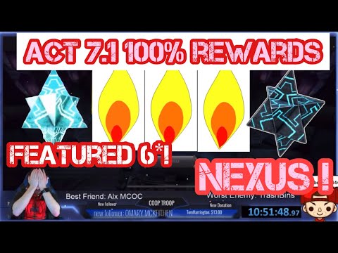 Act 7.1 100% Exploration Rewards | Legendary Opening ?!? | Marvel Contest of Champions