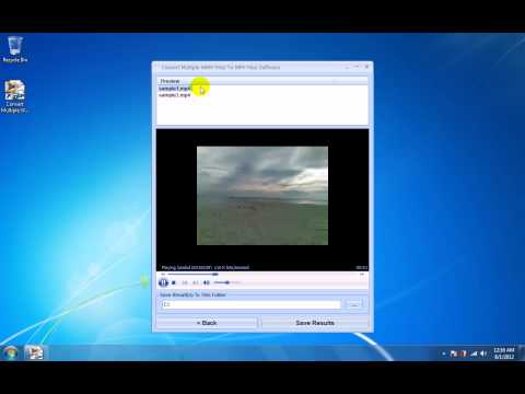 Convert Multiple WMV Files To MP4 Files Software