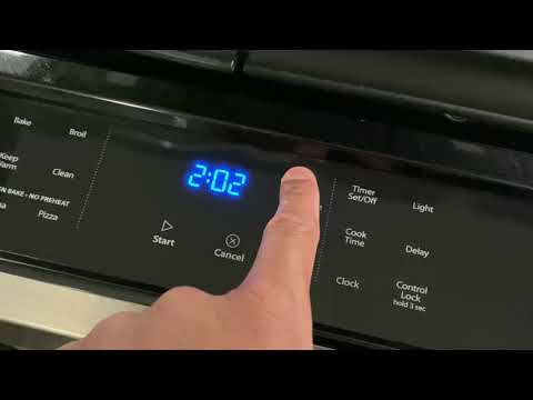 Whirlpool Stovetop/Oven - How to Set Clock