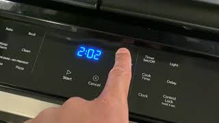 Whirlpool Stovetop/Oven - How to Set Clock