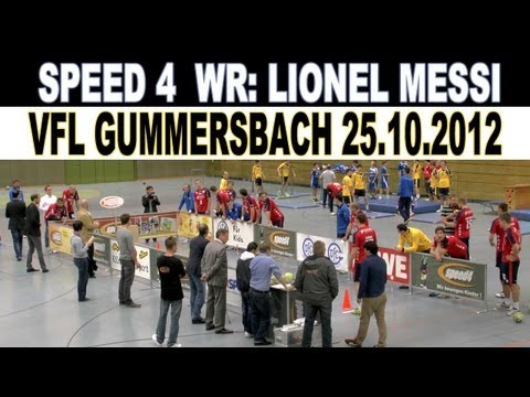 Speed4 WR Lionel Messi SP 10:19 Min. | Kentin Mahe WELTREKORD 4,8 Sek.