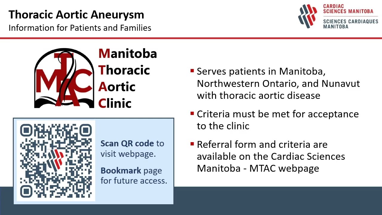 Thoracic Aortic Aneurysm Info Video