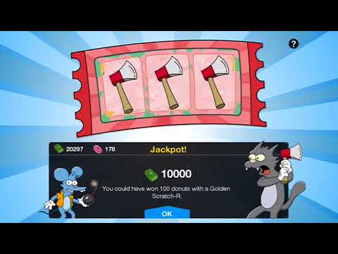 THE SIMPSONS TAPPED OUT SCRATCHER JACKPOT!?!?