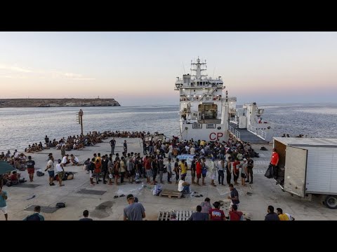 Extrem viele Mittelmeer-Migranten - Lampedusa völlig überfüllt