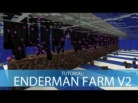 Tutorial: Enderman farm v2 [Dansk]