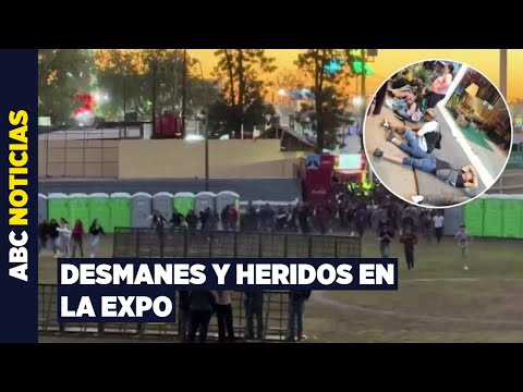 Concierto en la Expo dejó siete heridos: “nunca vivimos algo así”