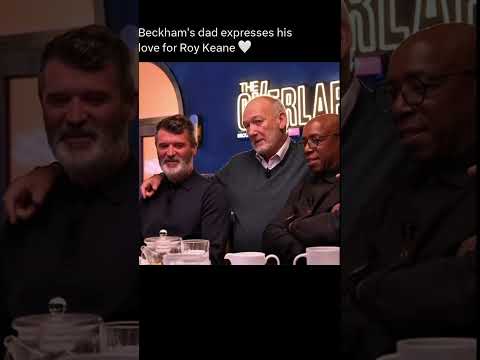 David Beckham's dad talks about his admiration for Roy Keane at Manchester United #footballshorts