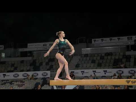 Valeriia Osipova (UKR) Balance Beam Qualifying 2019 Melbourne World Cup