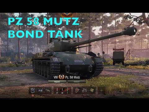 WOT - Panzer 58 Mutz For 8,000 bonds Is It Worth It? | World of Tanks