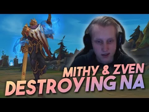 TSM Zven & Mithy: Destroying NA! - Duo Queue from TSM House - Funny Moments & Highlights