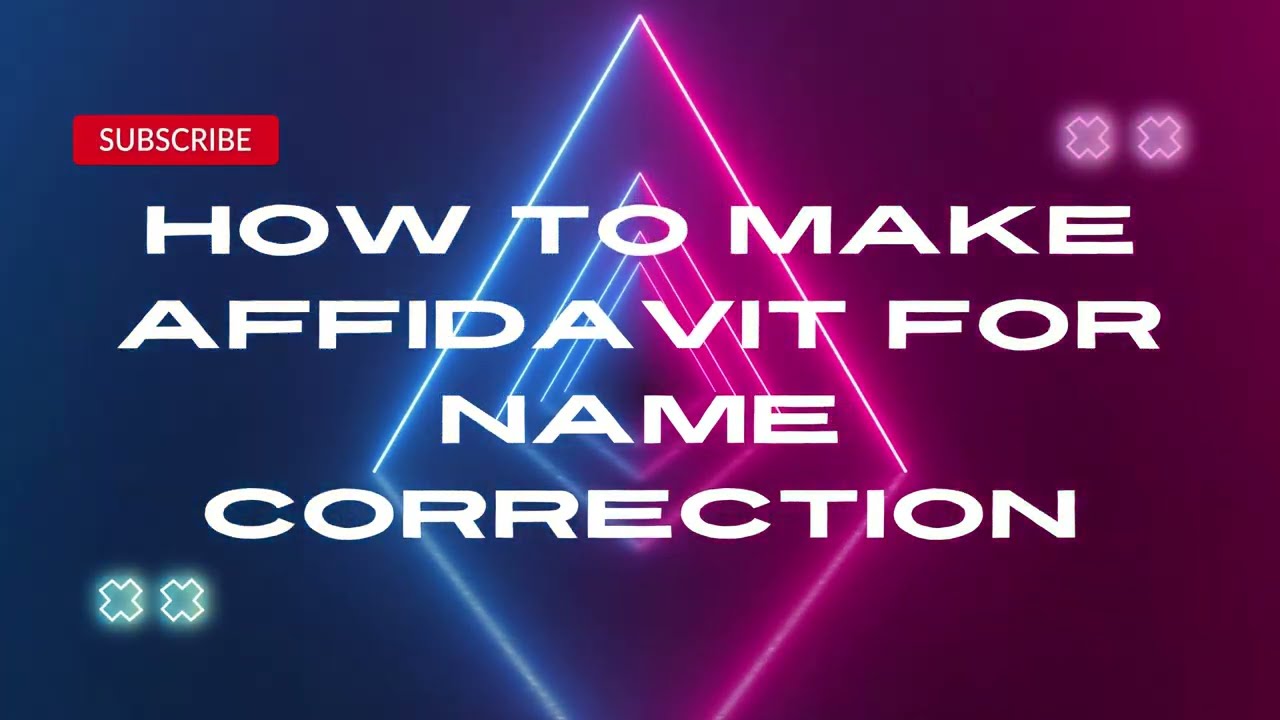 How to fill name correction affidavit form easily?