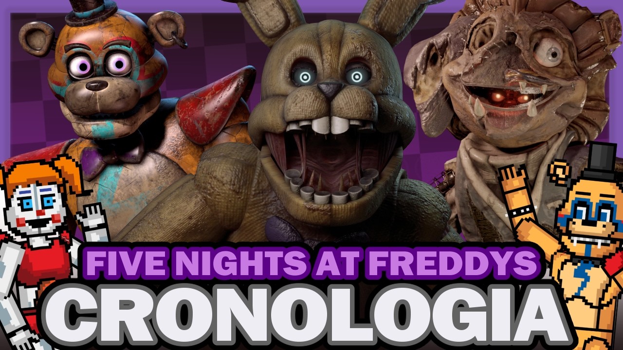LA HISTORIA DE FIVE NIGHTS at FREDDYS - FNAF Cronología 2024