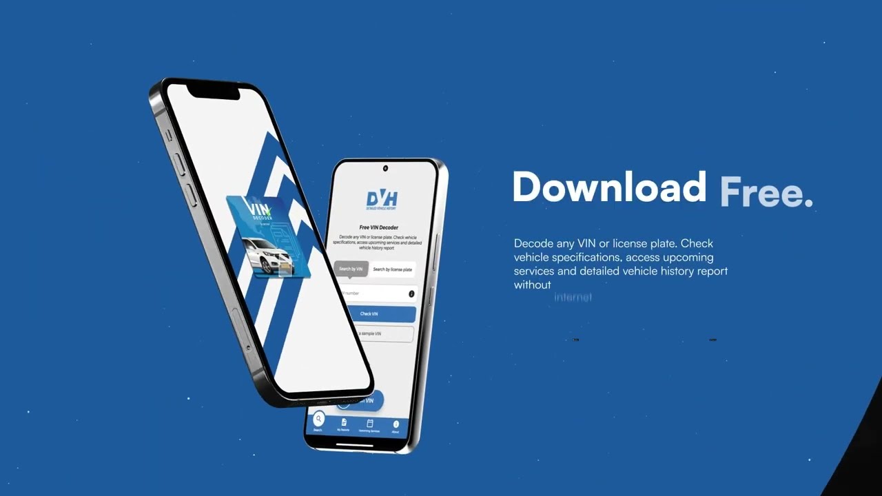 The Free VIN Decoder and Vehicle History App