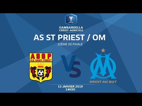 COUPE GAMBARDELLA-CA I 32e de finale - AS St-Priest / OM - 13/01/19
