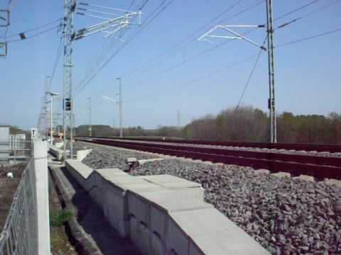 Eurostar ETR500 FrecciaRossa 9664 al pc recetto a 300kmh