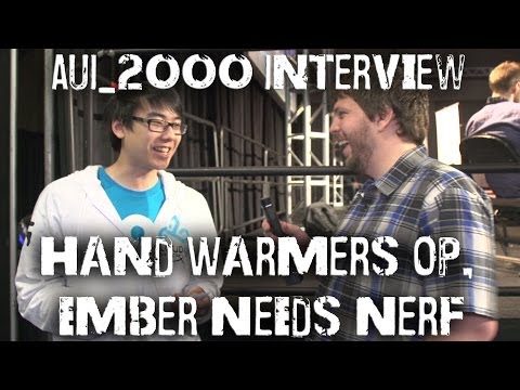 AUI_2000 Interview - Hand Warmers OP, Ember Spirit Needs Nerf (Monster Invitational SXSW)