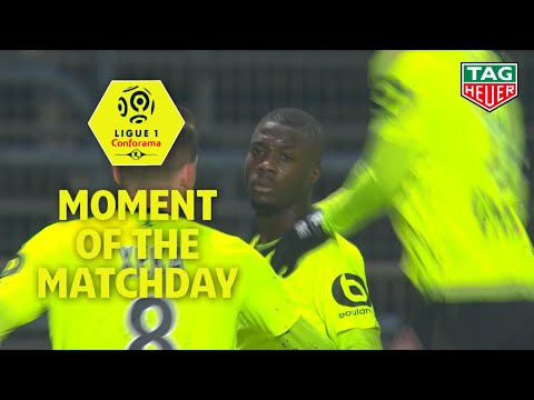 Pépé's superb solo effort puts him level with Mbappé and Sala on 12 goals!  Week 18 / 2018-19