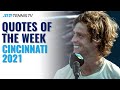 Murray On Djokovic's Decision-Making & Rublev Living His Dream | Best Quotes from Cincinnati 2021!