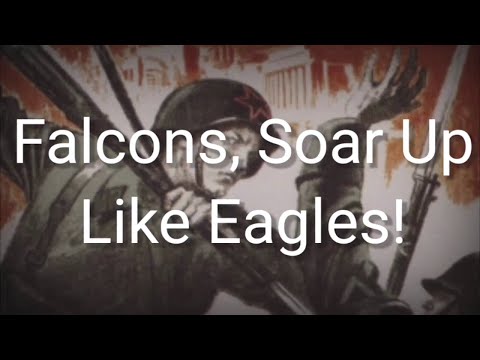 Falcons, Soar Up Like Eagles! (Взвейтесь, Соколы, Орлами!) - Soviet Version - Lyrics - Sub Indo