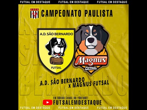 CAMPEONATO PAULISTA DE FUTSAL - AO VIVO - AD SÃO BERNARDO X MAGNUS FUTSAL