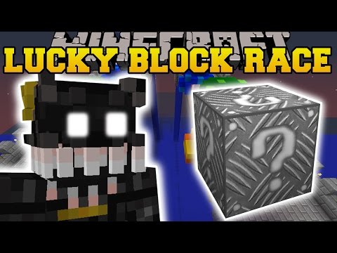 Minecraft: EVIL FIVE NIGHTS AT FREDDY'S LUCKY BLOCK RACE - Lucky Block Mod - Modded Mini-Game