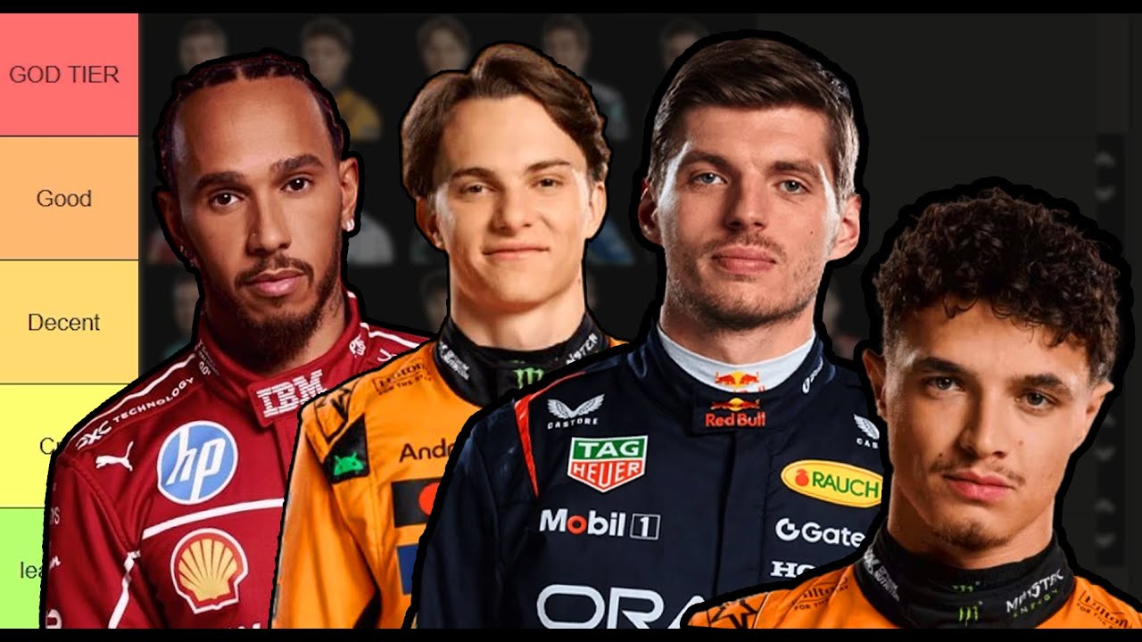 Our 2025 F1 Driver Tierlist