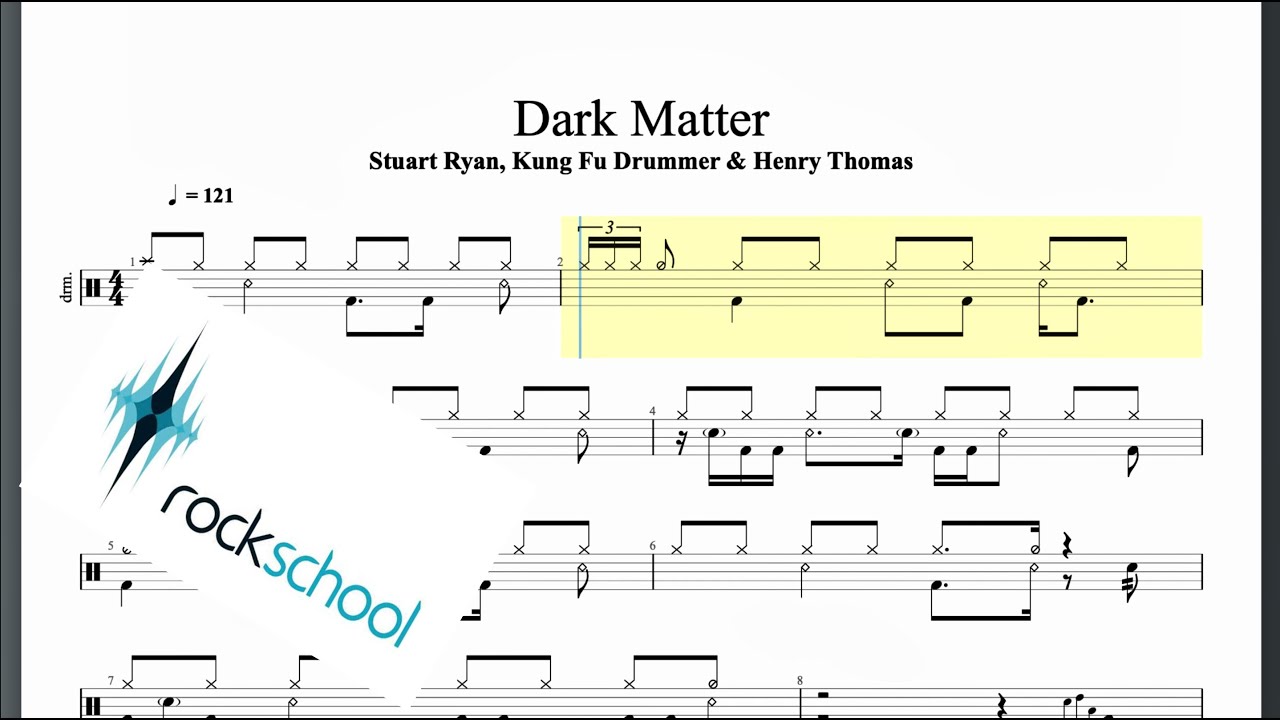 Dark Matter Rockschool Grade 8 Drums