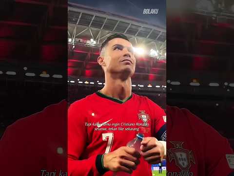 Ronaldo Hampir Tertabrak Bola Raksasa?! 😱 #footballshorts