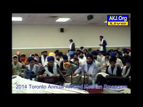 051 Toronto July 2014 Smaagam - Wednesday Evening Keertan - B. Hussanjot Kaur Jee Portland