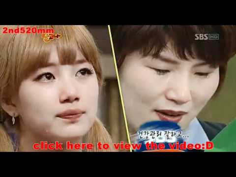 [110513 ][Variety Cut] "Sweet Hometown" [Dalgona] miss A Suzy burst into tears!