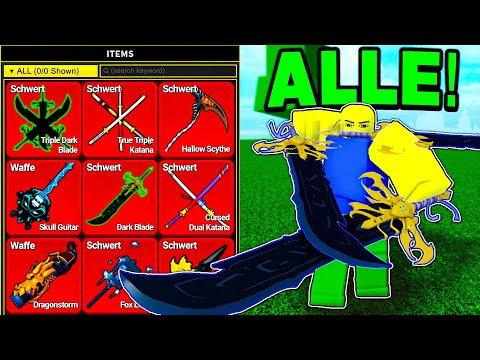 Ich Habe ALLE WAFFEN FREIGESCHALTET In Blox Fruits!