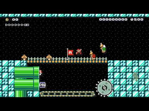 Bowser's Item Disposal Factory by nicnuc - SUPER MARIO MAKER - NO COMMENTARY 1ay