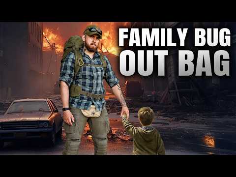 Escape Backpack for the Family - Crisis Preparedness - Family Bug Out Bag - Prepper | KUNI