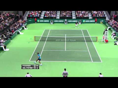 Federer vs. Del Potro highlights | Rotterdam 2012