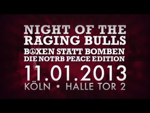 NOTRB  "Boxen statt Bomben" -  11.01.2013 - Ankuendigungstrailer - Halle Tor 2