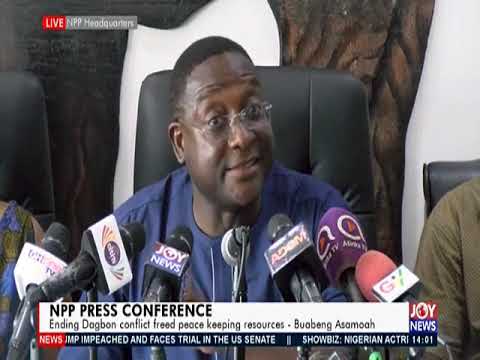 NPP Press Conference: We have delivered on our promise to creating jobs for all – Asamoah (19-12-19)