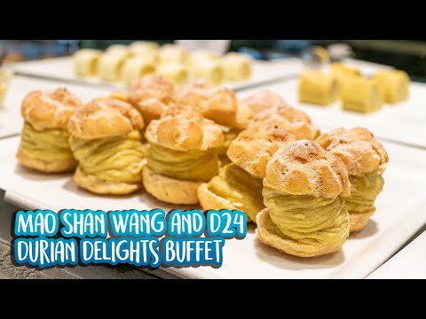 O buffet de sobremesas do Goodwood Park Hotel com Mao Shan Wang e D24 Durian Delights está de volta!