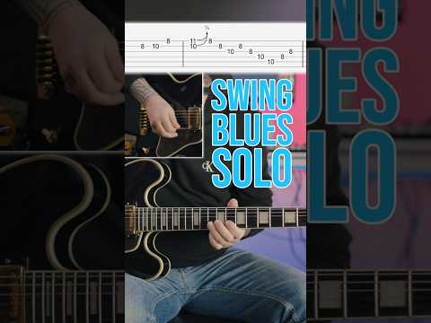 Swing Blues Solo in C – Expressive Licks You Need to Try! // DBL550 #shorts