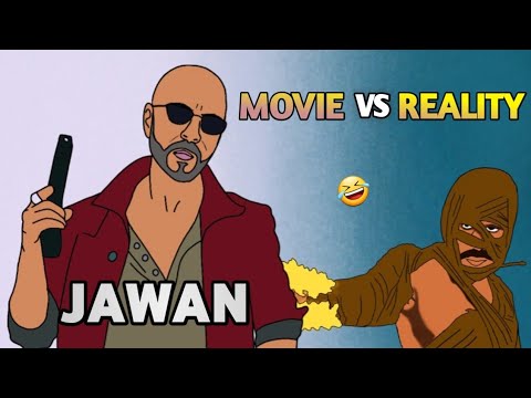 JAWAN movie vs reality | shah rukh khan | nayanthara | atlee |🤣 funny spoof | mv creation