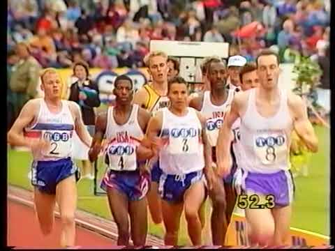 Tom McKean - 800m GB v. USA , Meadowbank, Edinburgh 1993.