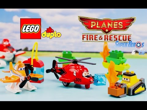 LEGO Duplo Disney Pixar Planes 2 Fire and Rescue 10538 Les Avions Jouet Toy Review Youtube Kids Video